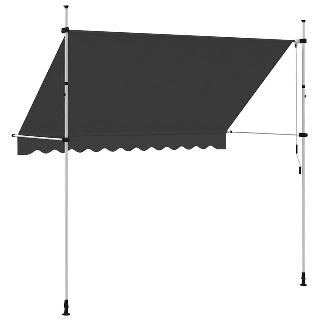Retractable Awning Polyester 300 cm Anthracite