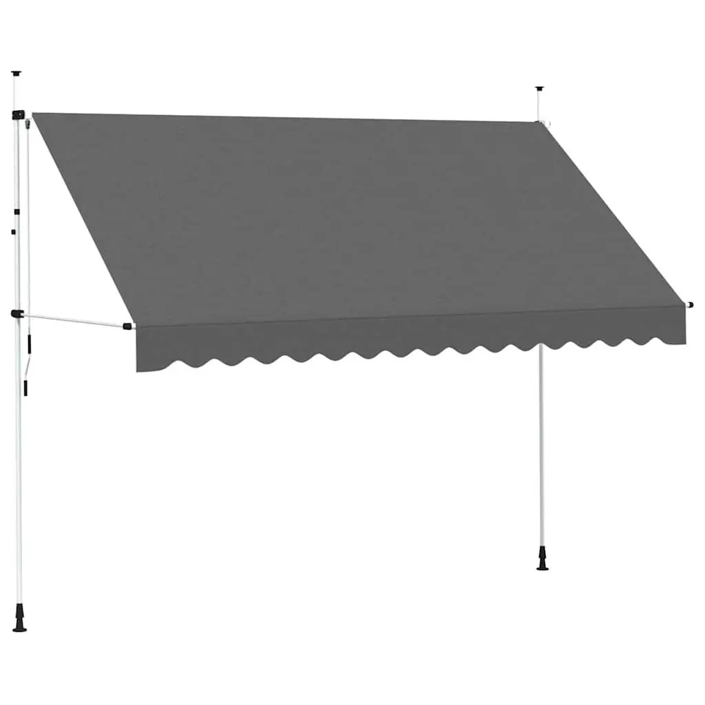 Retractable Awning Polyester 350cm Anthracite
