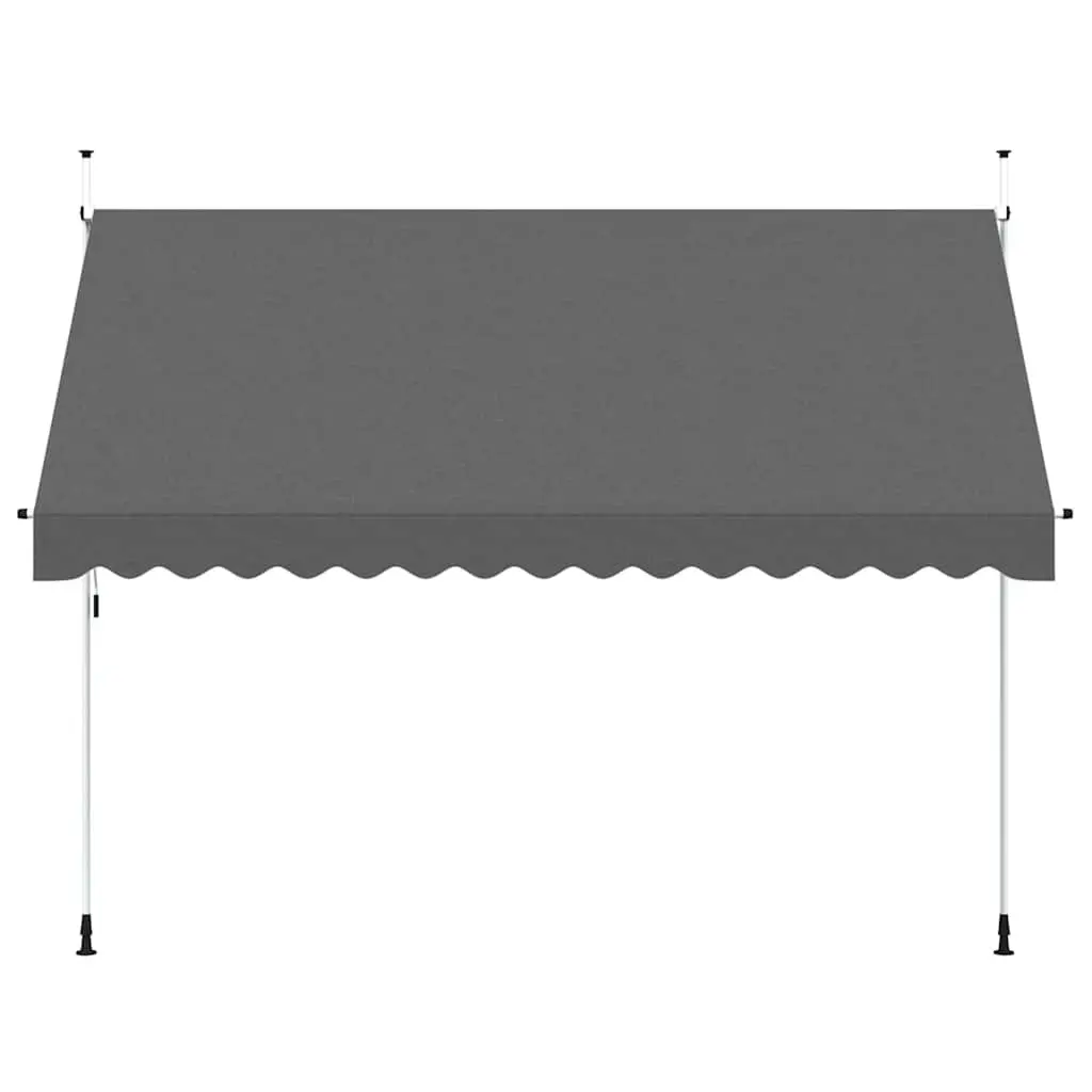 Retractable Awning Polyester 350cm Anthracite