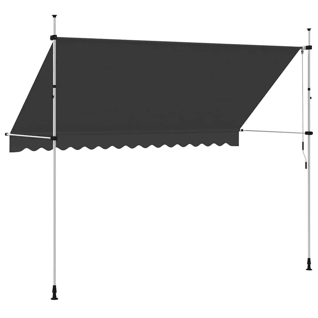 Retractable Awning Polyester 350cm Anthracite