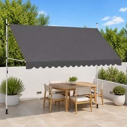 Sturdy Manual Retractable Awning 400cm for Outdoors