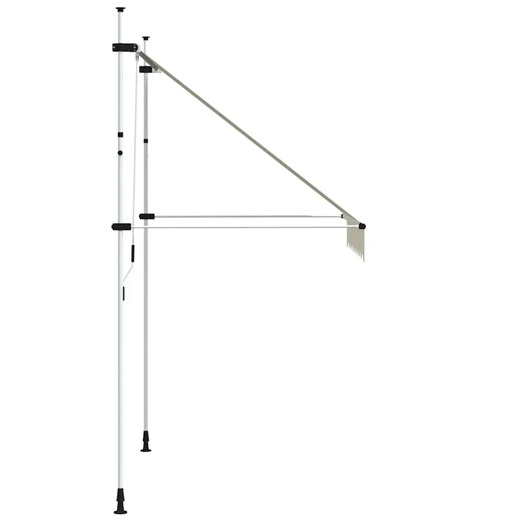 Manual Retractable Awning 200cm Cream Shade