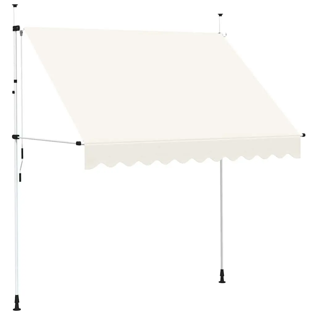 Manual Retractable Awning 250cm Cream