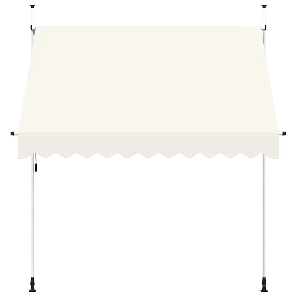 Manual Retractable Awning 250cm Cream