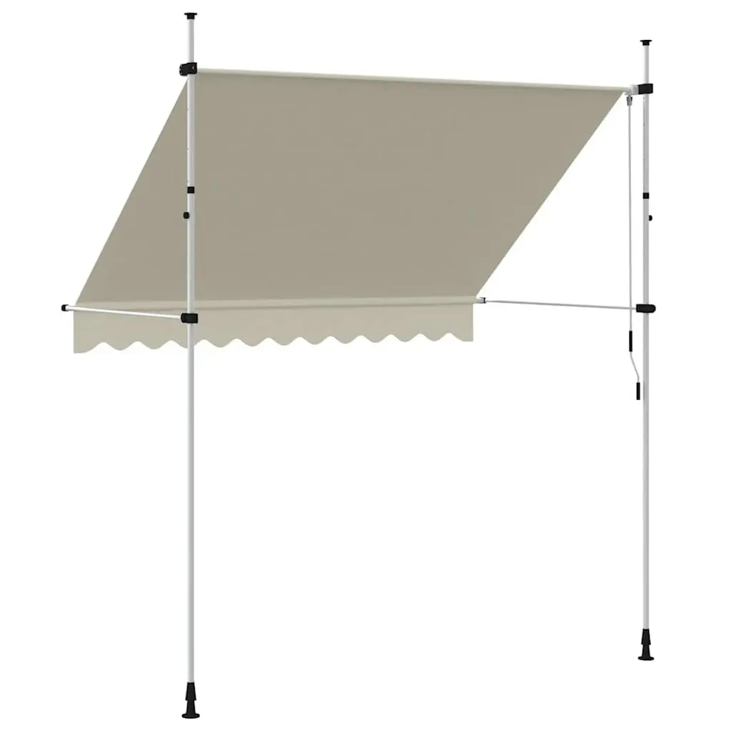Manual Retractable Awning 250cm Cream
