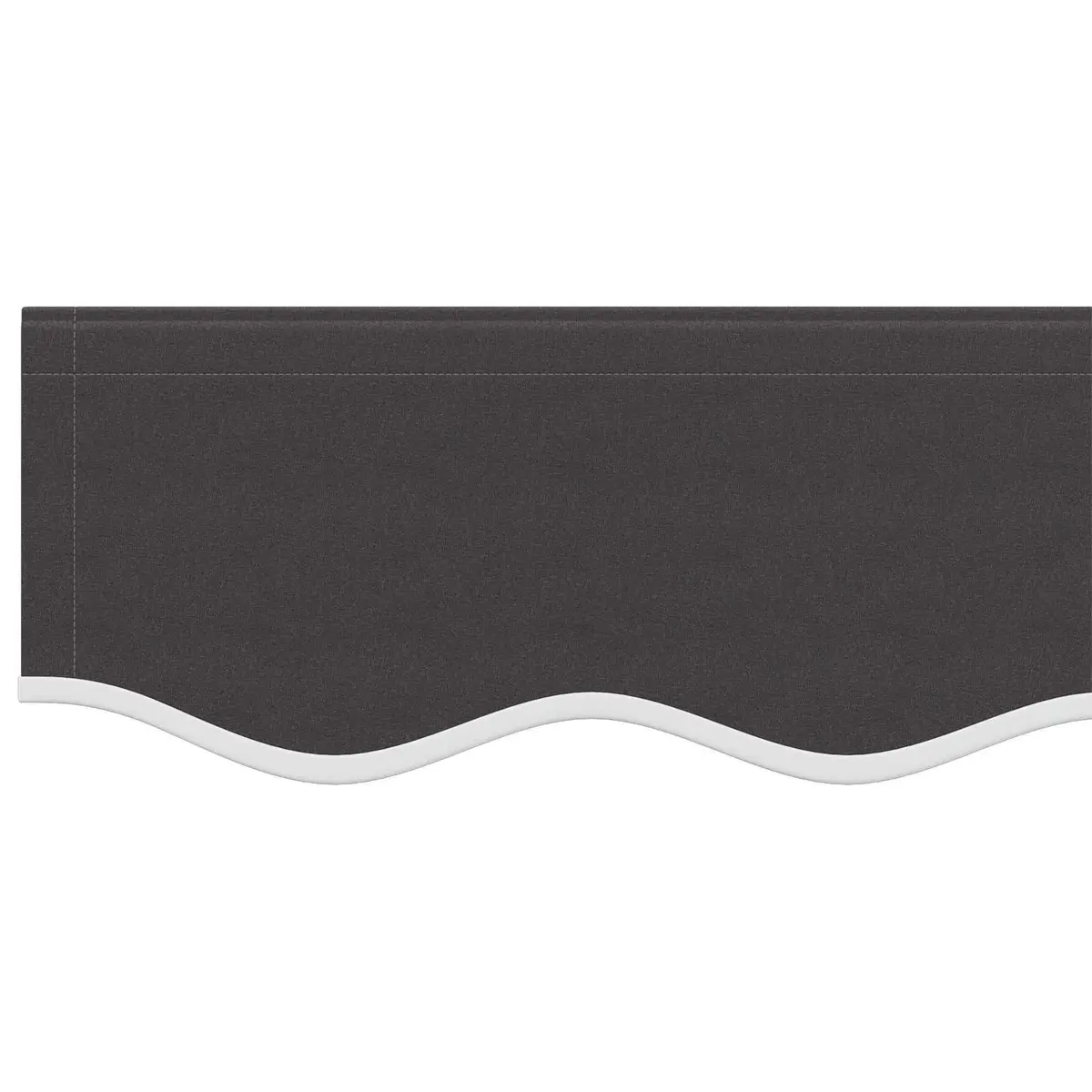 Awning Replacement Fabric Polyester 3x2.5m Grey Outdoor Shade Patio Balcony Garden Cover