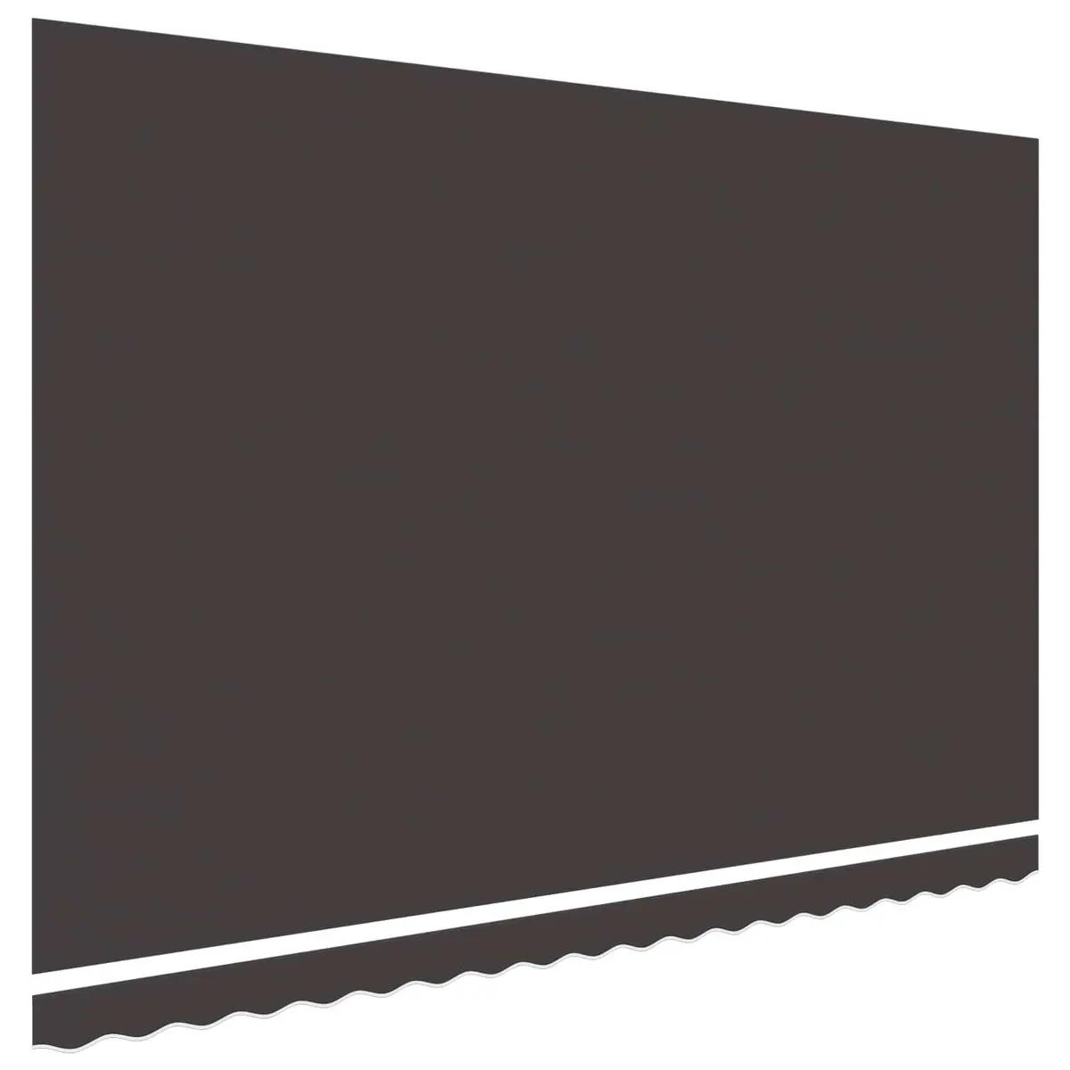 4x3m Anthracite Awning Replacement Fabric
