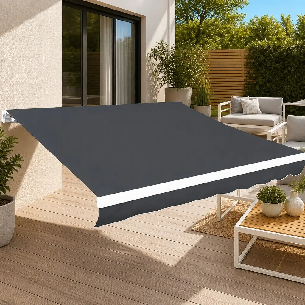 Grey Awning Replacement Fabric 4.5x3m