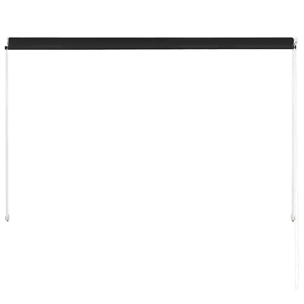 200x150cm Anthracite Retractable Awning for Garden