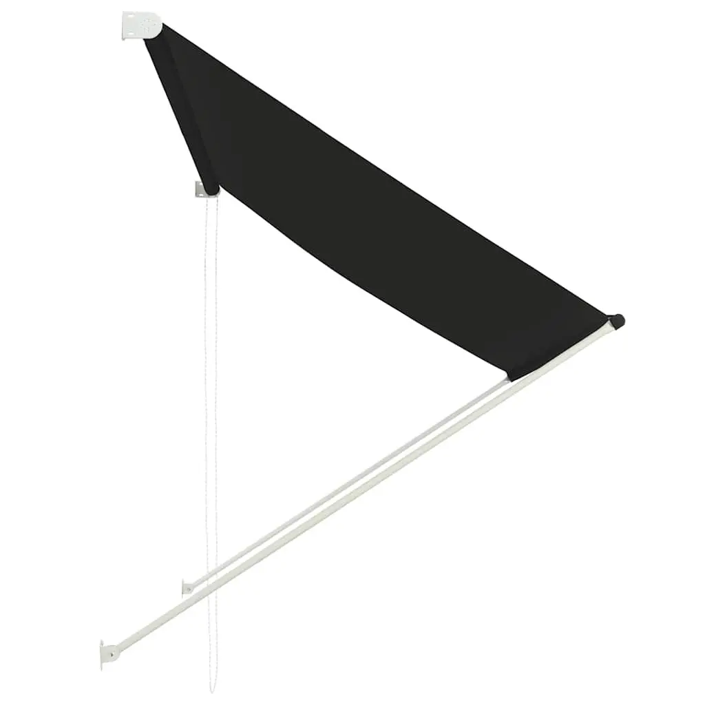200x150cm Anthracite Retractable Awning for Garden
