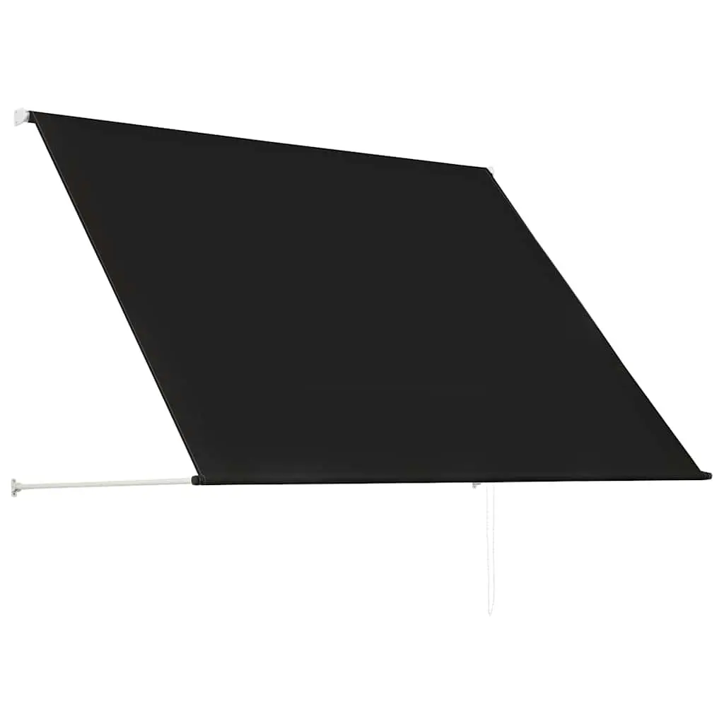 200x150cm Anthracite Retractable Awning for Garden