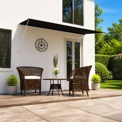 High-Quality Retractable Awning 250x150 cm Anthracite