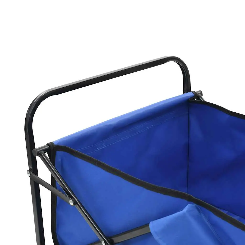 Folding Hand Trolley Steel 75kg Red