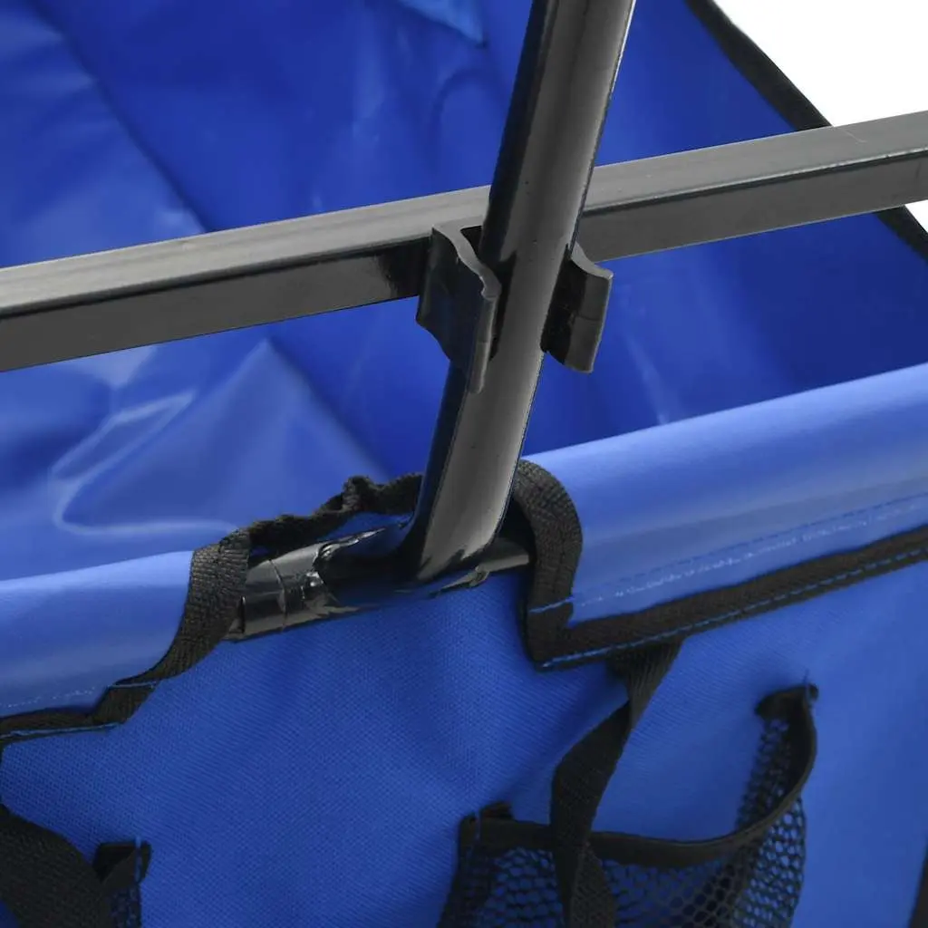 Folding Hand Trolley Steel 75kg Red