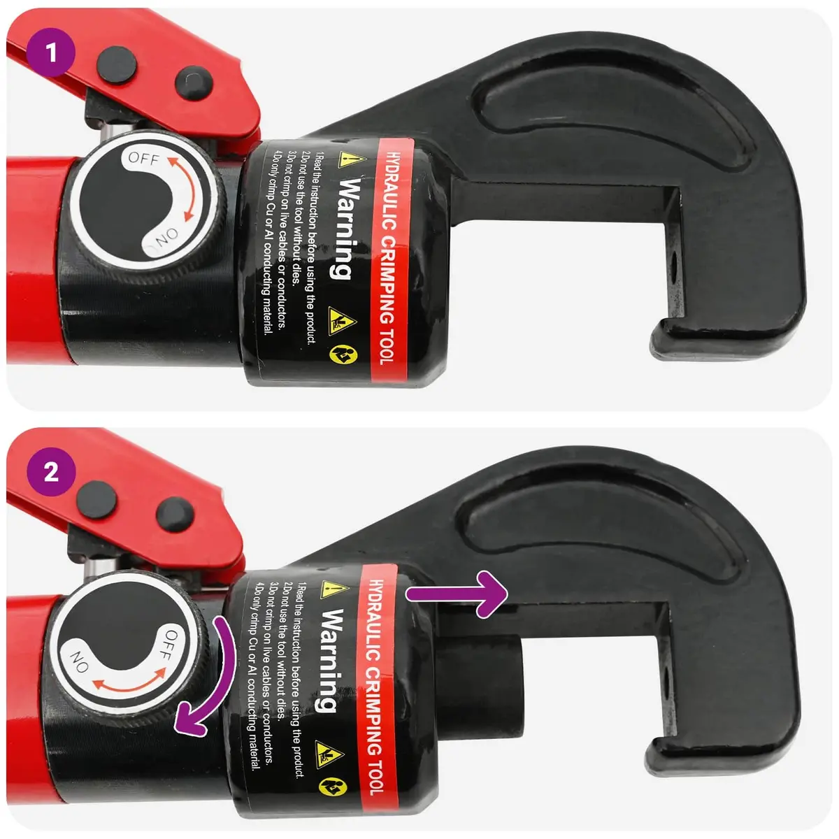 Professional Hydraulic Crimping Pliers with Portable Case