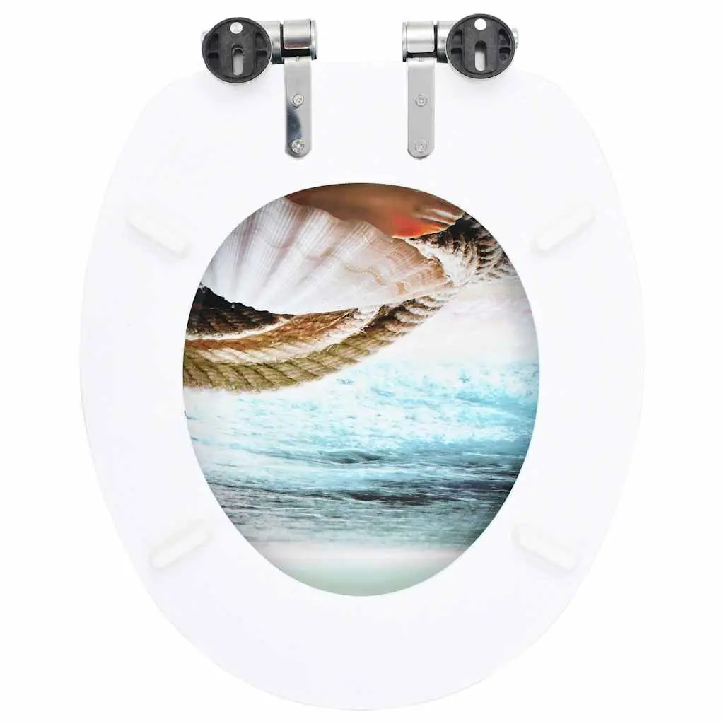Multicolour Toilet Seat with Soft Close Feature