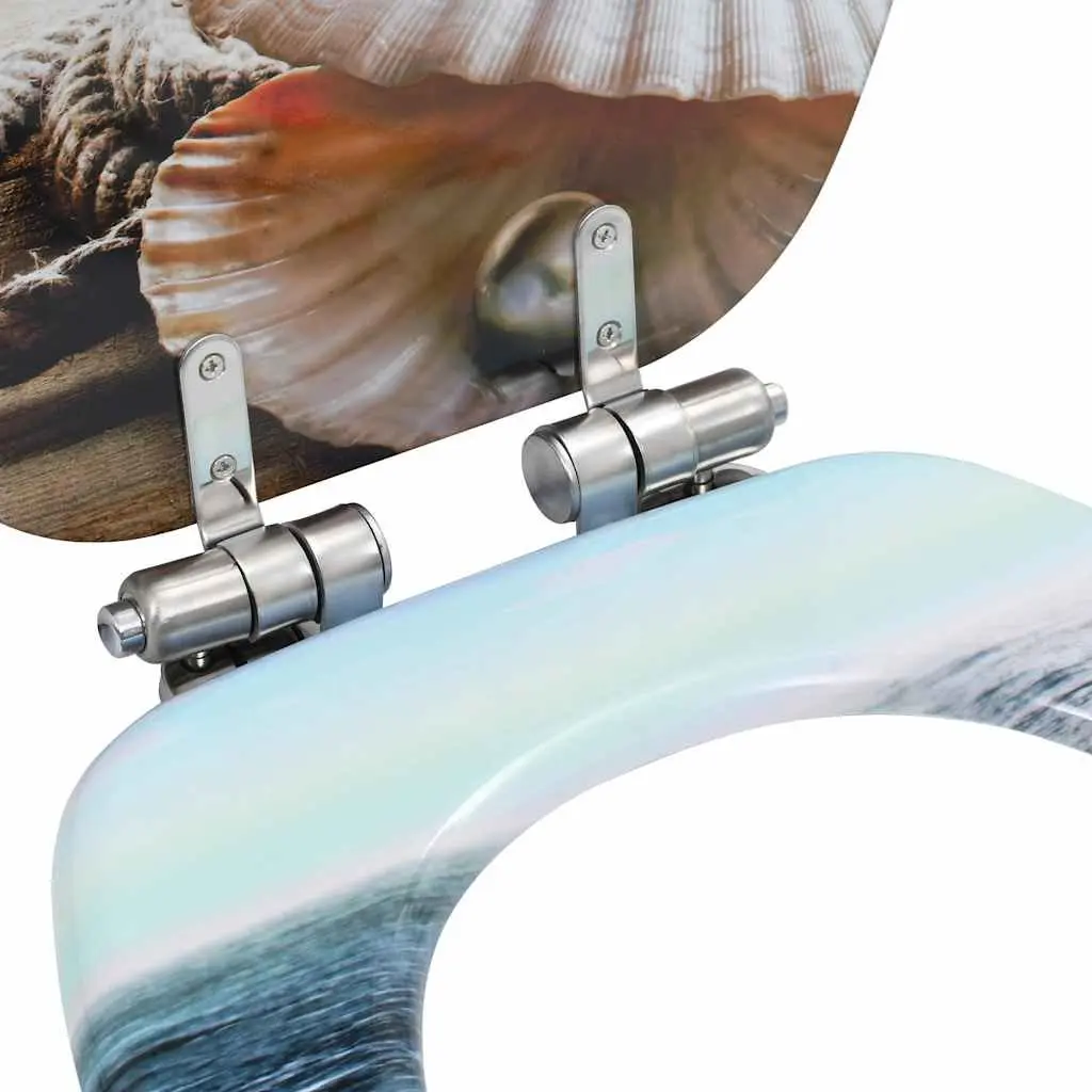 Multicolour Toilet Seat with Soft Close Feature