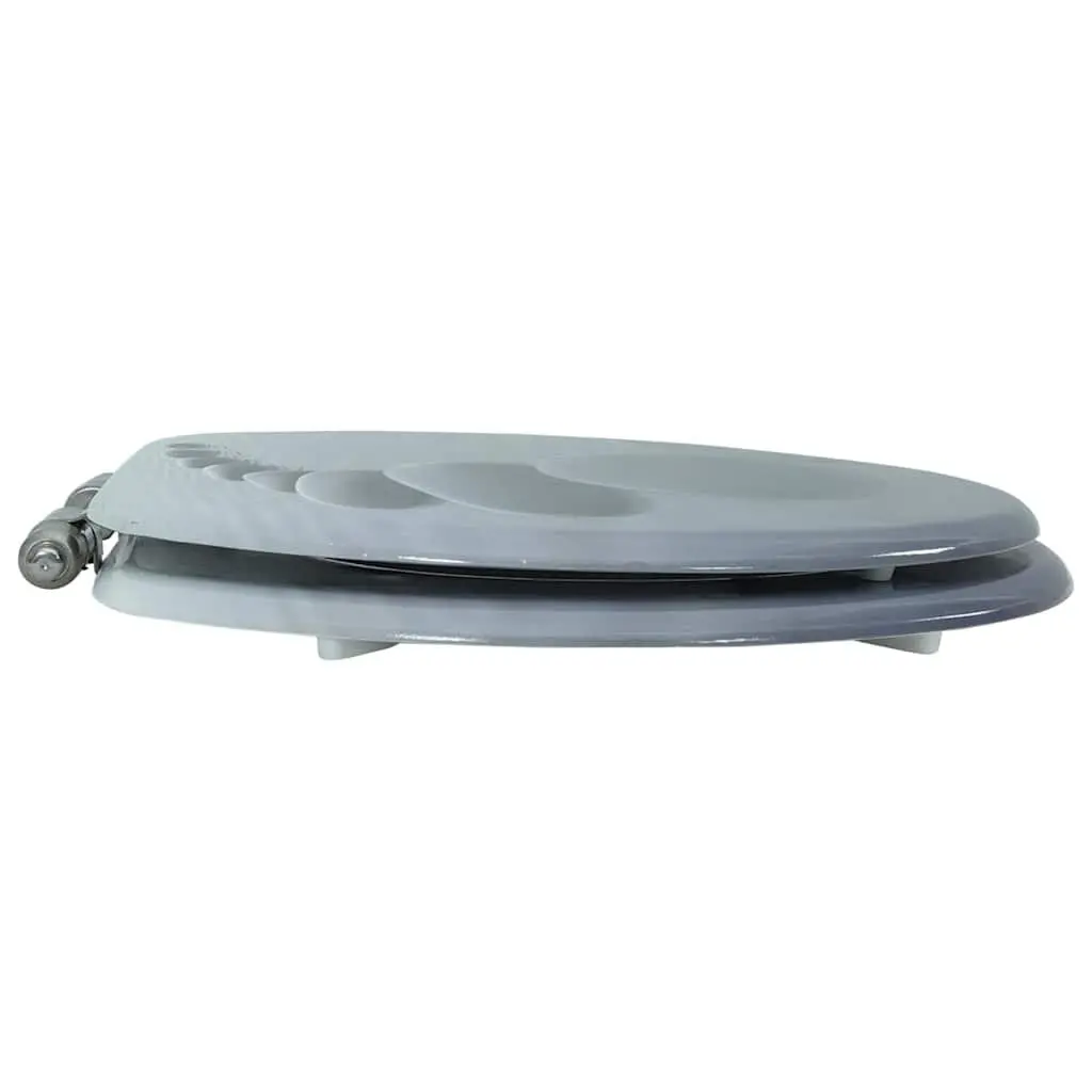 Grey Stones Toilet Seat with Soft Close Mechanism