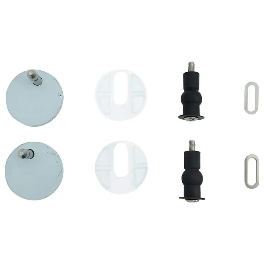 Grey Toilet Seat with Soft Close Lid