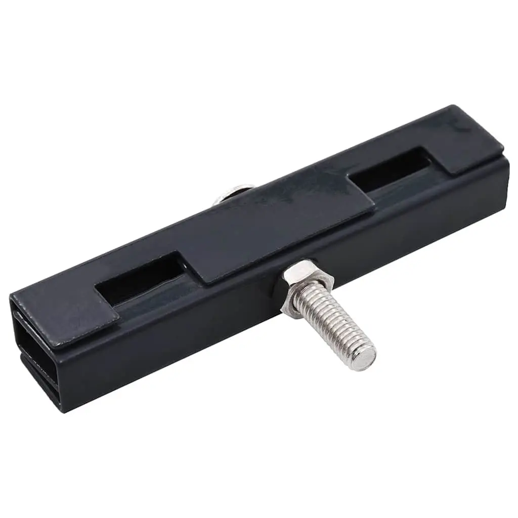 Garden Fence U Mat Connector Galvanized Steel Anthracite