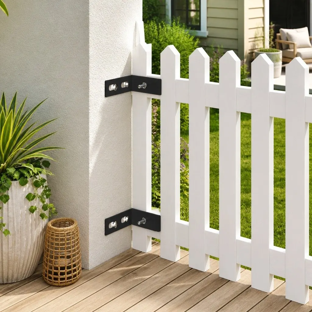 Anthracite Wall Corner Connectors for Fences