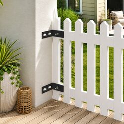 High-Quality Anthracite Wall Corner Connectors for Fences
