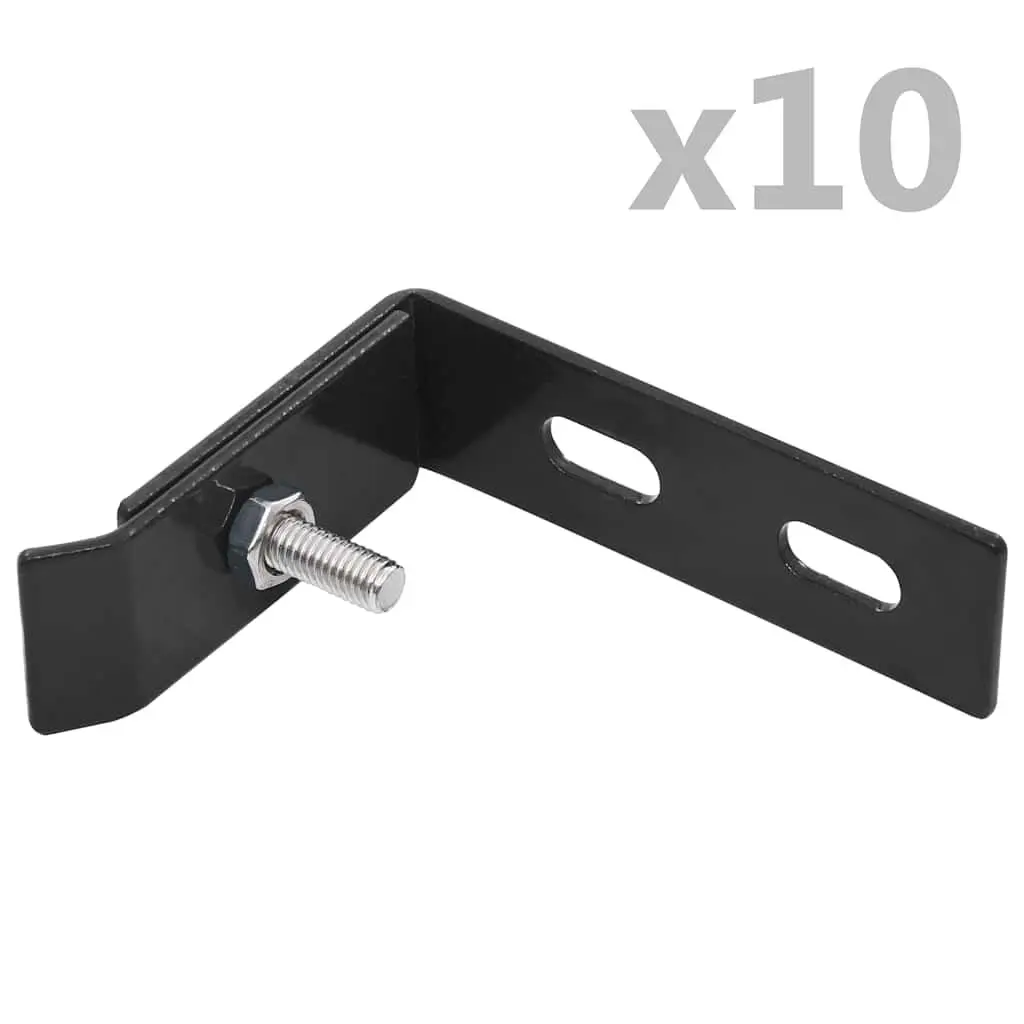 Anthracite Wall Corner Connectors for Fences