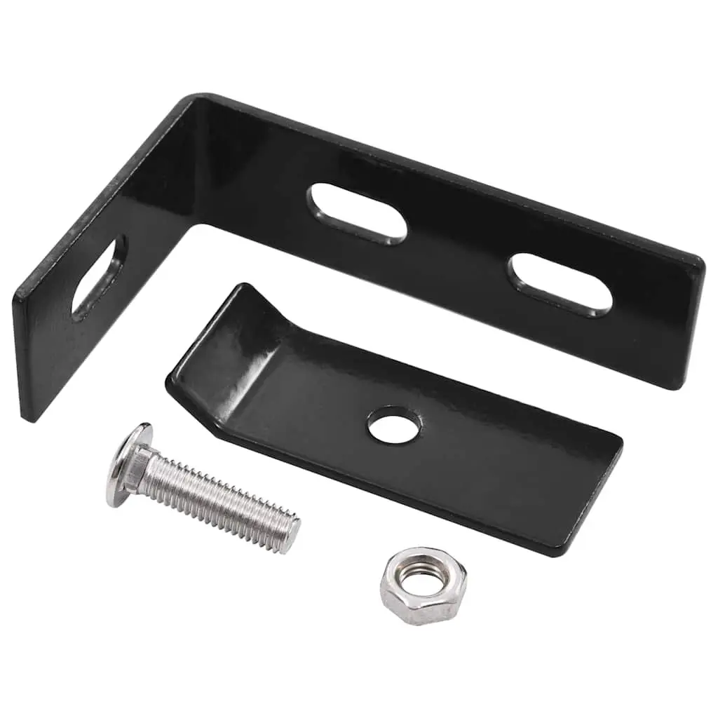 Anthracite Wall Corner Connectors for Fences