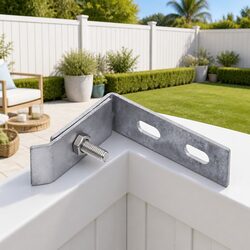Durable Wall Corner Connector Kit for Fence Gates