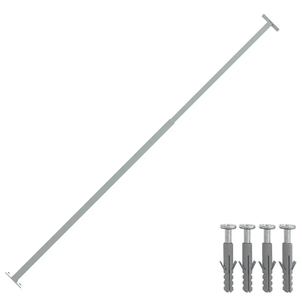 Adjustable Security Window Bar 710-1200mm Silver