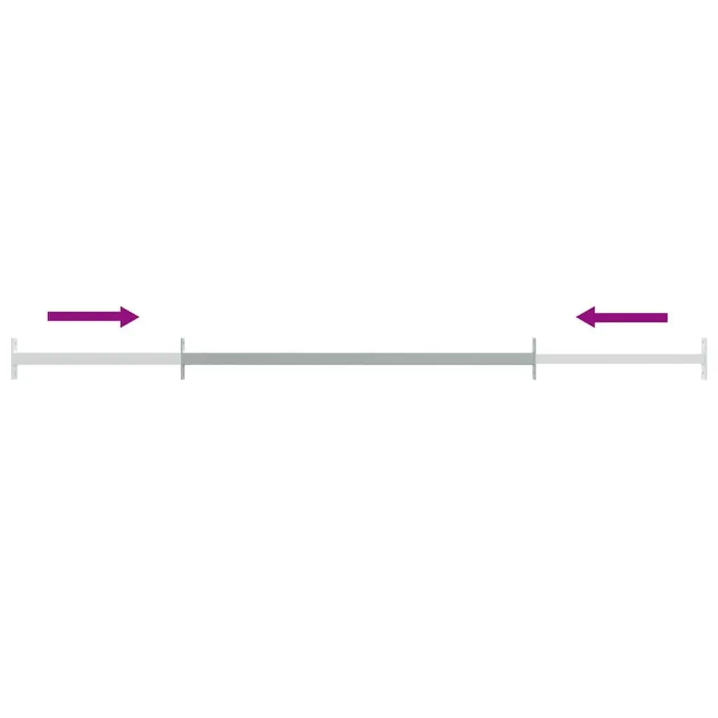 Adjustable Security Window Bars 3 pcs 710-1200 mm Silver