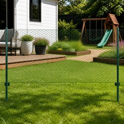 Durable Green Wire Mesh Fence Panel 25x0.5m for Gardens