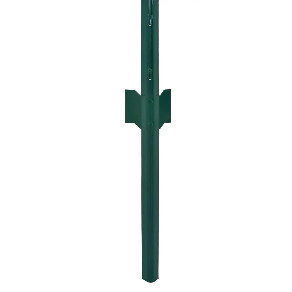 Wire Mesh Fence Roll Steel 25x2m Green