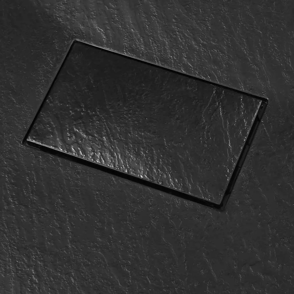 Shower Base Tray SMC 80x80 cm Black