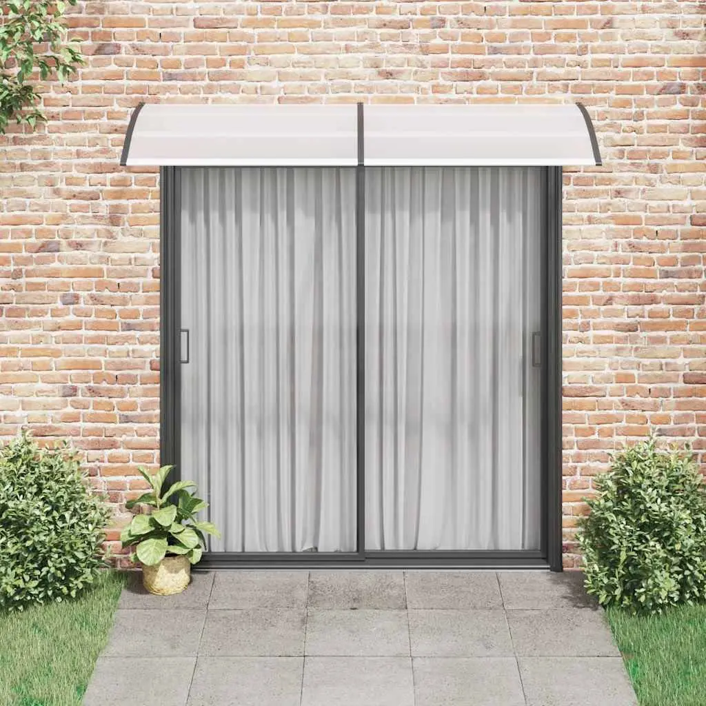 Polycarbonate Door Canopy Awning 240x75cm