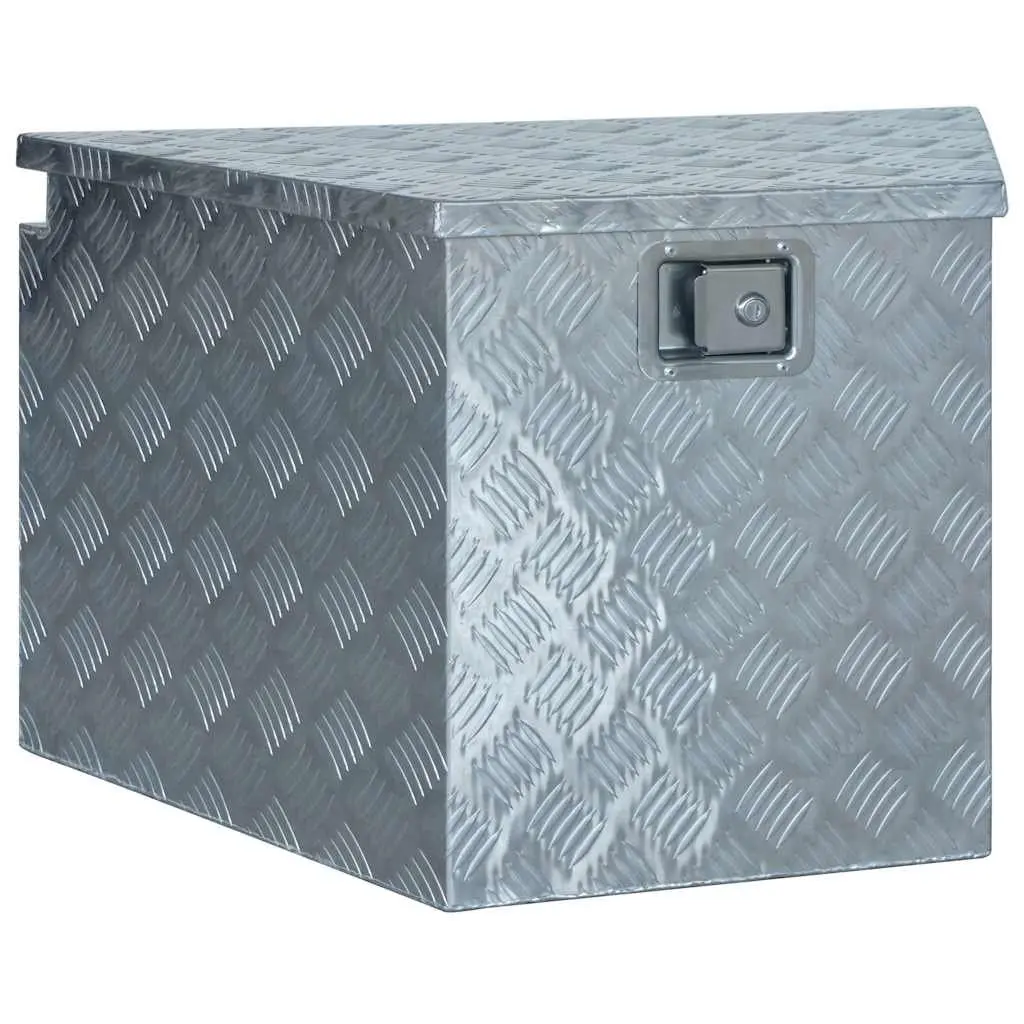 Aluminium Storage Box 737x410x460 mm Silver Tool Organiser