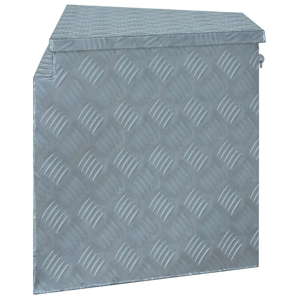 Aluminium Storage Box 737x410x460 mm Silver Tool Organiser