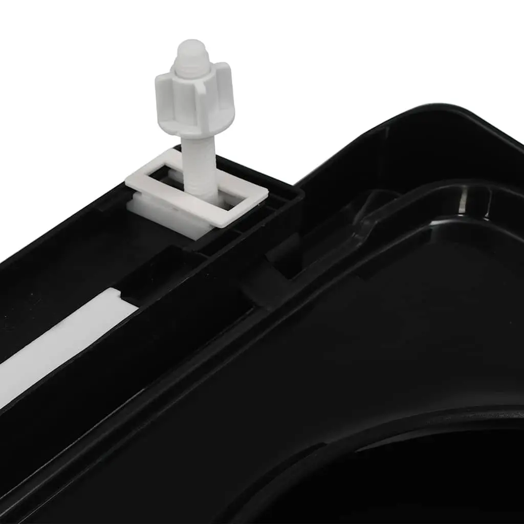 Soft-Close Toilet Seat with Quick-Release, Black