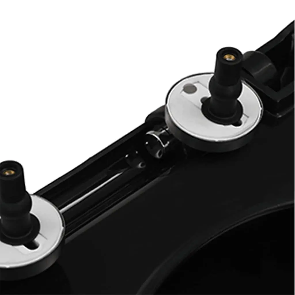 Black Soft-Close Toilet Seat with Quick-Release