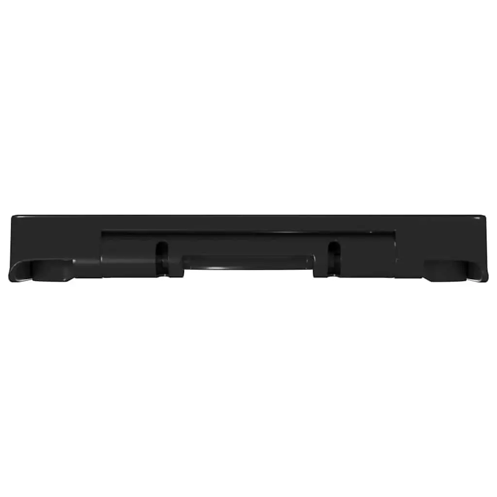 Black Soft-Close Toilet Seat with Quick-Release