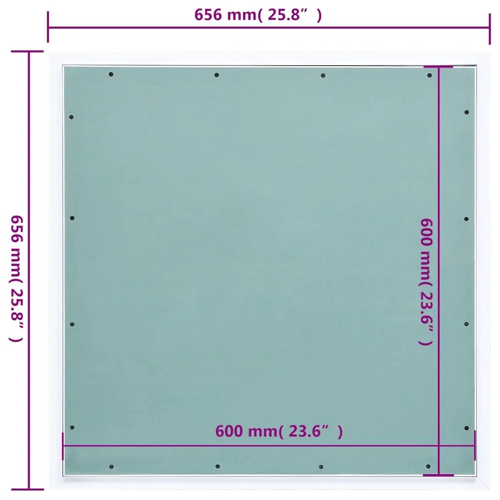 Aluminium Frame Access Panel for Inspection, 600x600mm