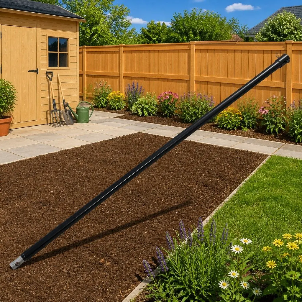 Drill Extension Steel 1 m Black