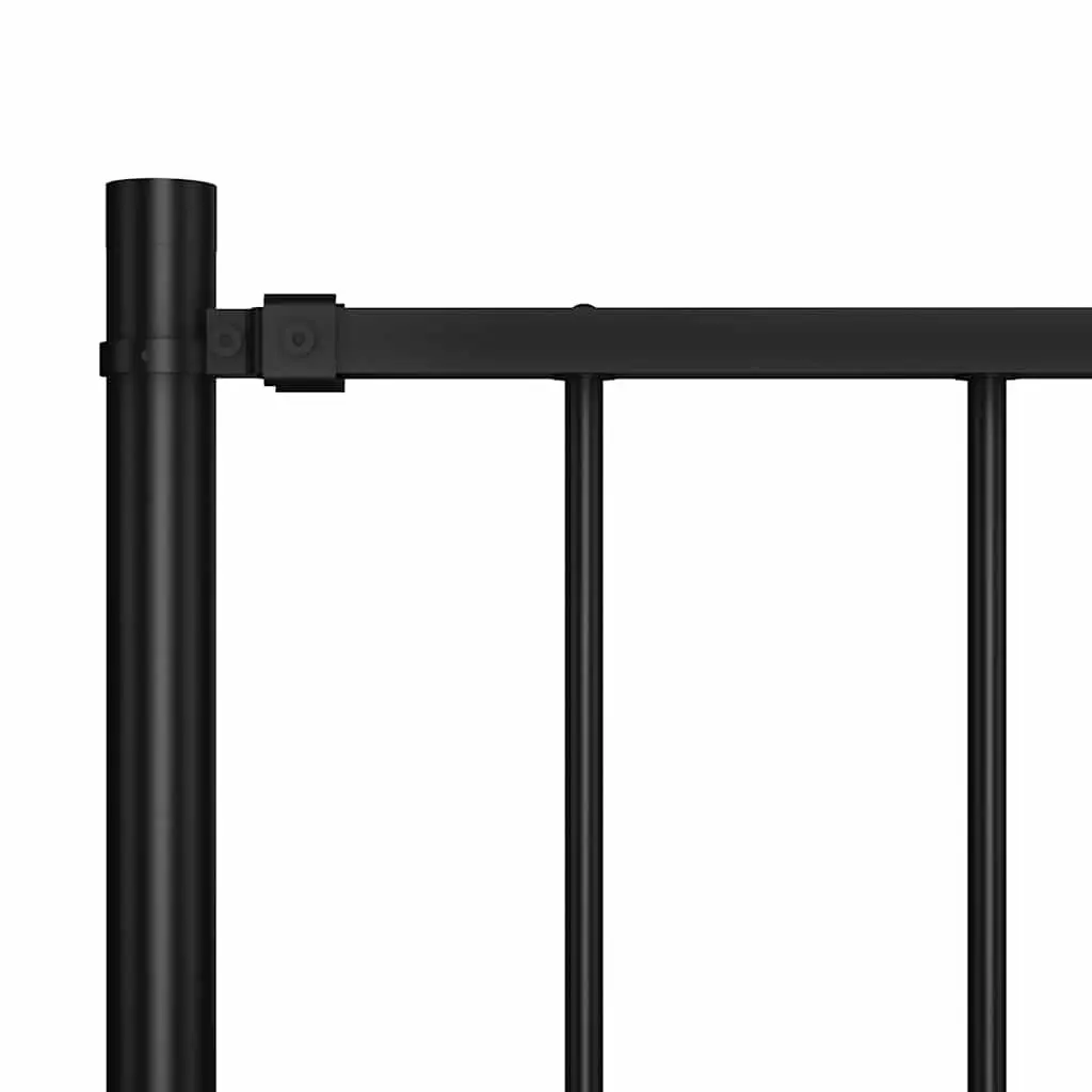 Steel Garden Fence Panel with Posts 1.7 x 1.25 m