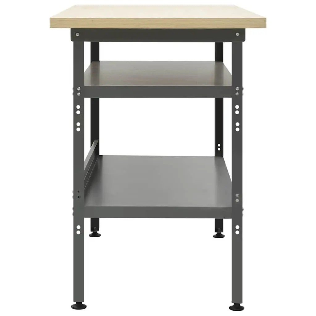 Grey Workbench for Workshops 120x60x85cm