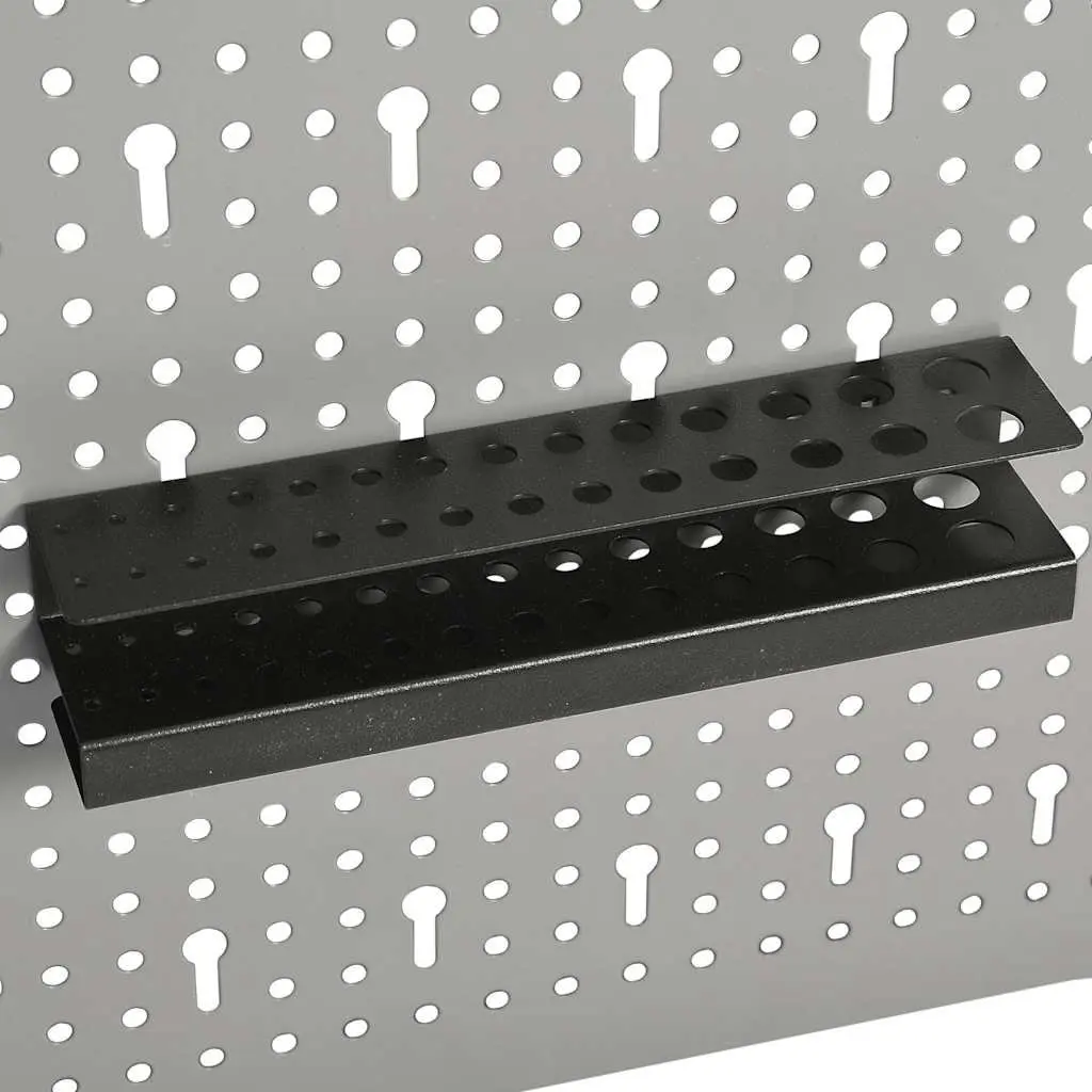Wall-mounted Peg Boards Steel 40x58 cm Grey