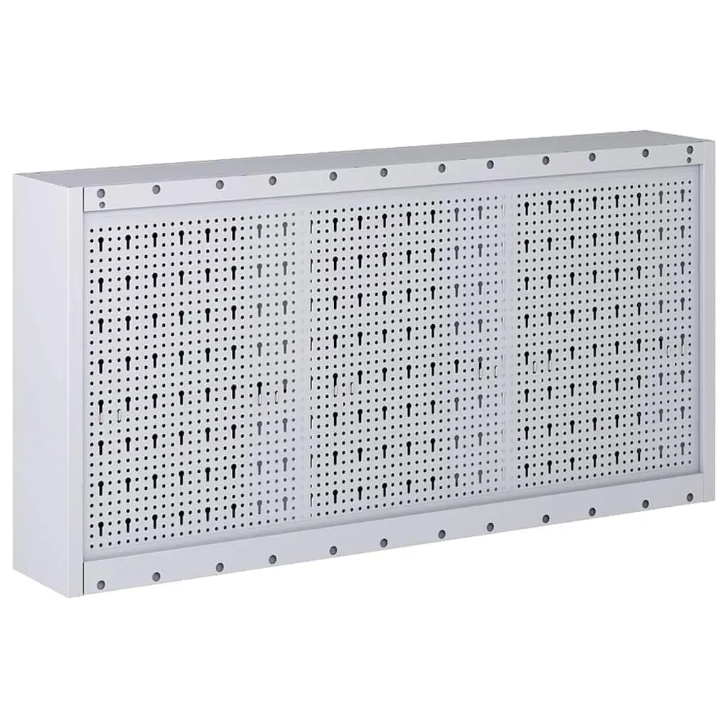 Metal Tool Cabinet with Lockable Doors and Adjustable Shelves