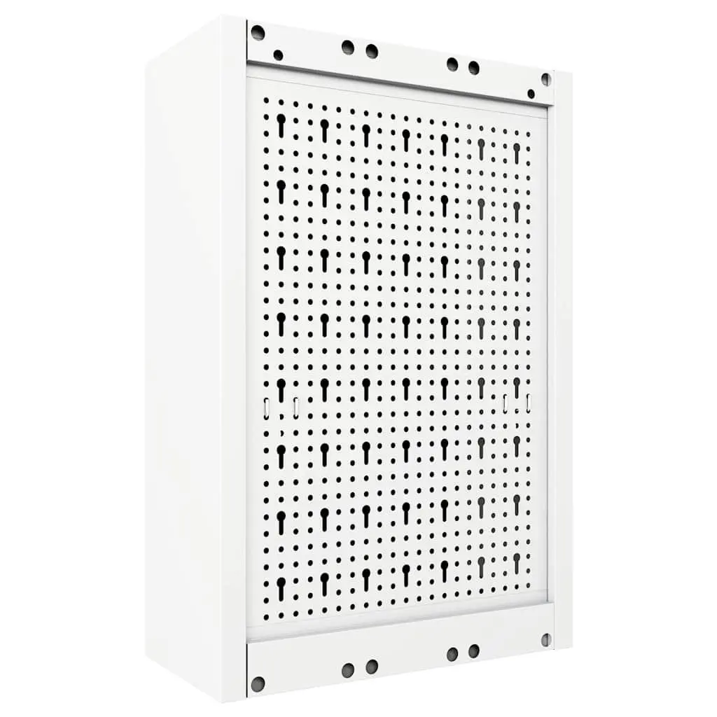 Industrial Style Wall Mounted Tool Cabinet with Lock