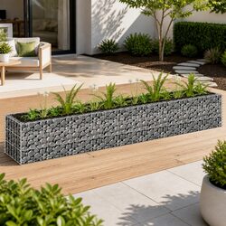 Durable Galvanised Steel Gabion Raised Garden Bed