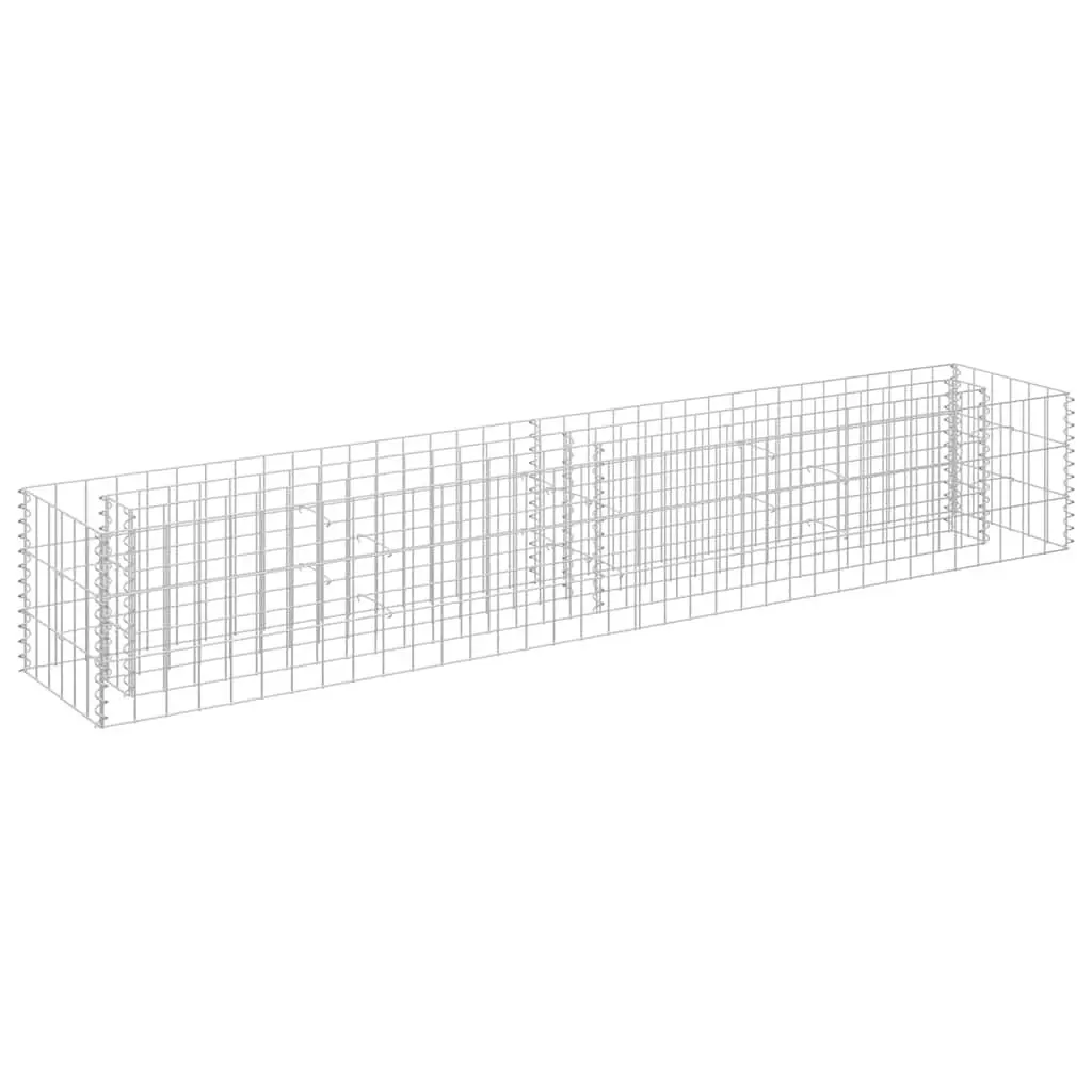Galvanised Steel Gabion Raised Garden Bed