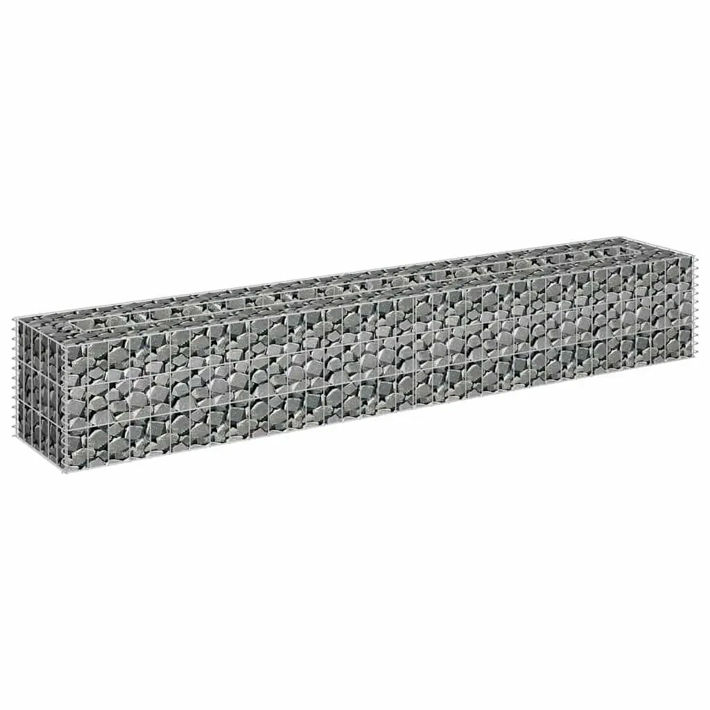 Galvanised Steel Gabion Raised Garden Bed